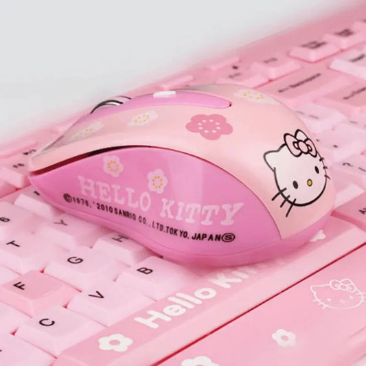 2.4G Hello Kitty Wireless Computer Mouse - Browsglamour