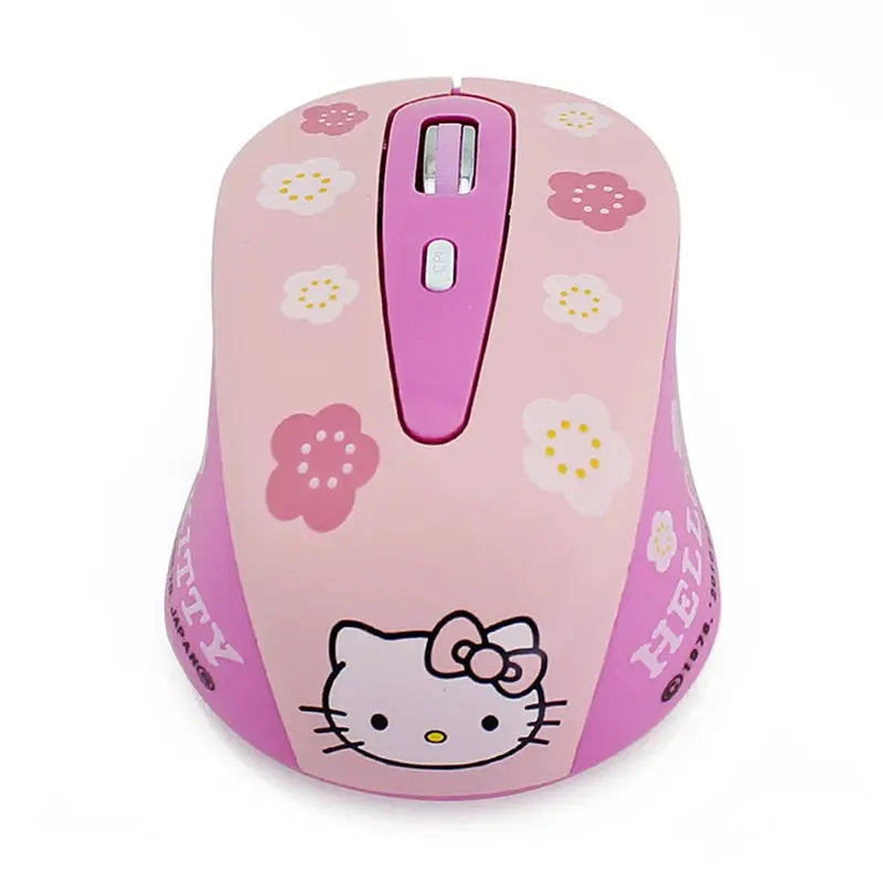 2.4G Hello Kitty Wireless Computer Mouse - Browsglamour