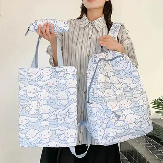 3pc Sanrio Backpacks-Lunch Tote, and Pencil Bag Browsglamour