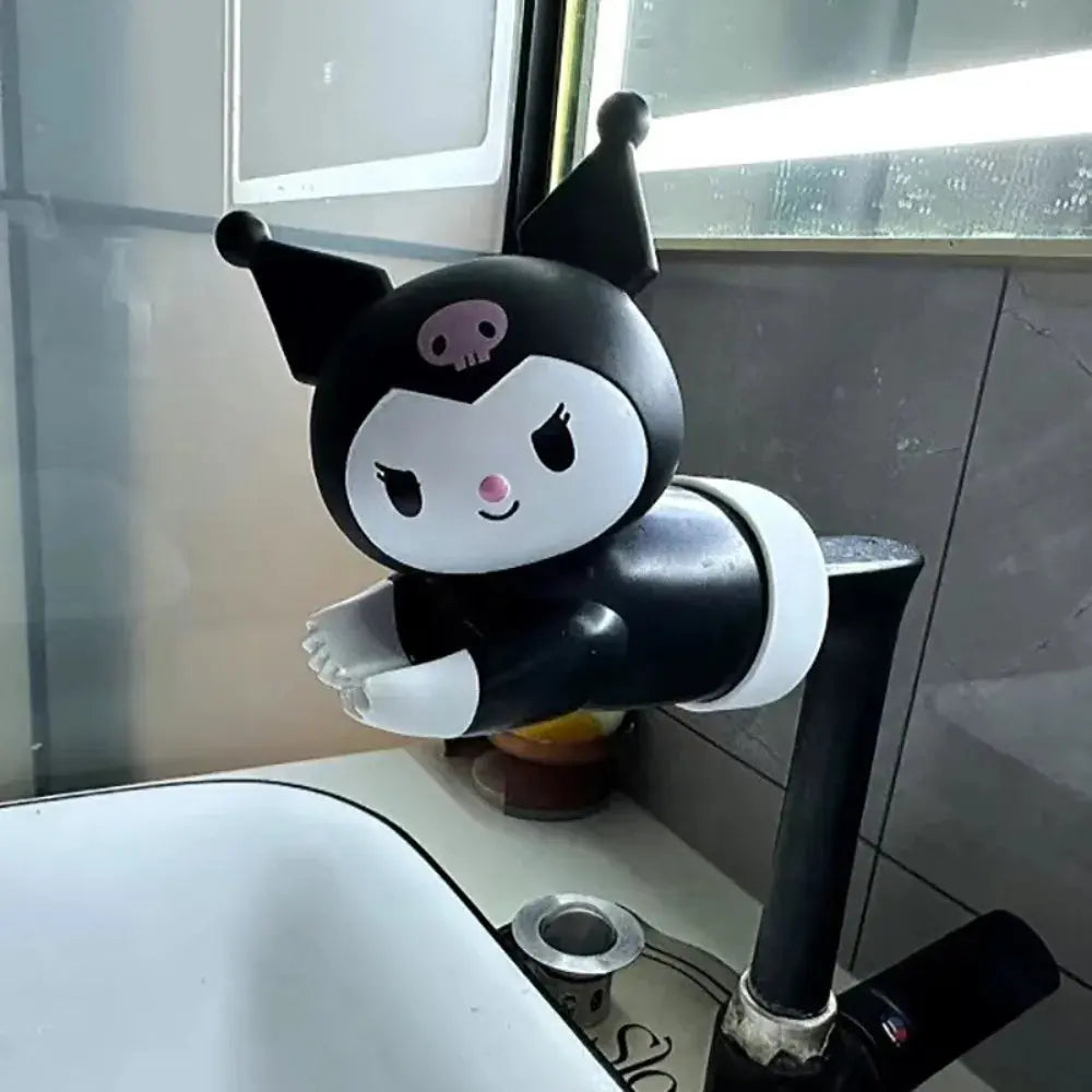 Anime Cartoon Animation Cute Kawaii Mickey Mouse Minnie Kuromi Faucet Stretcher Splashproof Bathroom Decoration - Browsglamour