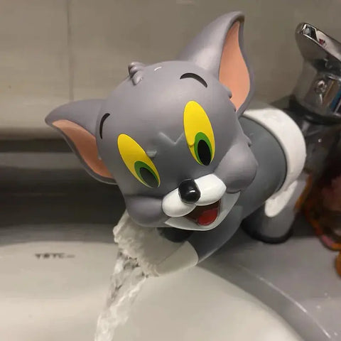 Anime Cartoon Animation Cute Kawaii Mickey Mouse Minnie Kuromi Faucet Stretcher Splashproof Bathroom Decoration - Browsglamour