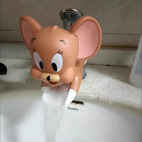 Anime Cartoon Animation Cute Kawaii Mickey Mouse Minnie Kuromi Faucet Stretcher Splashproof Bathroom Decoration - Browsglamour