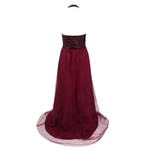 Chiffon Pleated Formal Dress - Browsglamour