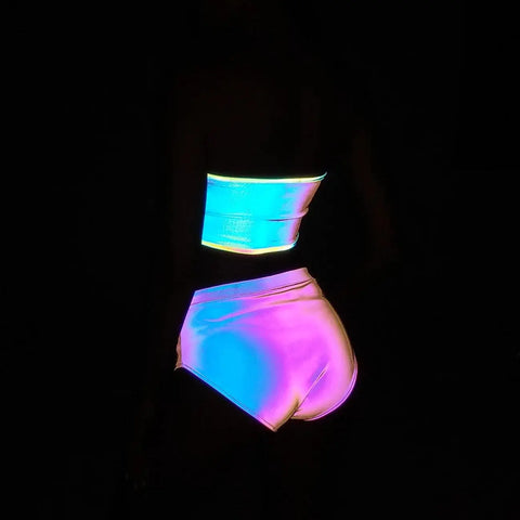 Colorful Reflective Women's Wear - Browsglamour