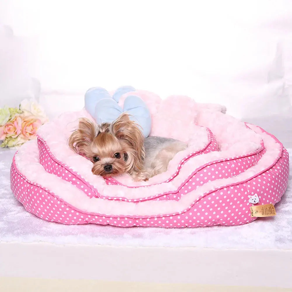 Cute Sanrio Hello Kitty or My Melody Pink Dog Bed for Pet Small Dogs - Browsglamour