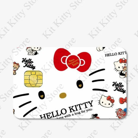 Hello kitty Credit Card/Debit Card Film Sticker Diy Decal for Big Small Chips and Big Chips - Browsglamour