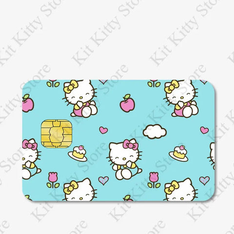 Hello kitty Credit Card/Debit Card Film Sticker Diy Decal for Big Small Chips and Big Chips - Browsglamour