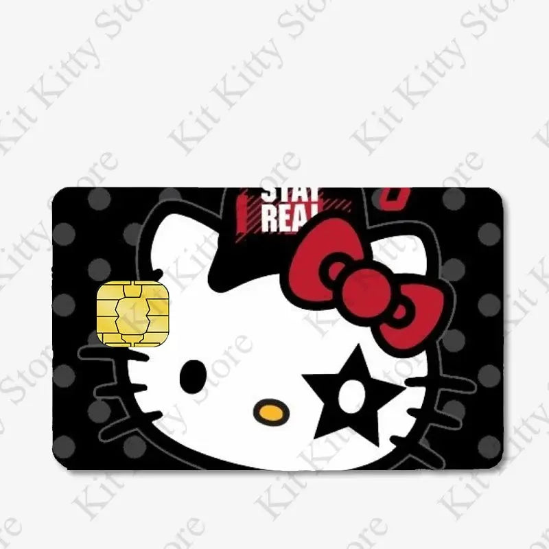 Hello kitty Credit Card/Debit Card Film Sticker Diy Decal for Big Small Chips and Big Chips - Browsglamour