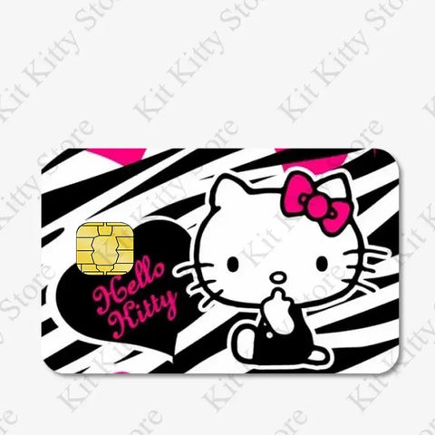 Hello kitty Credit Card/Debit Card Film Sticker Diy Decal for Big Small Chips and Big Chips - Browsglamour