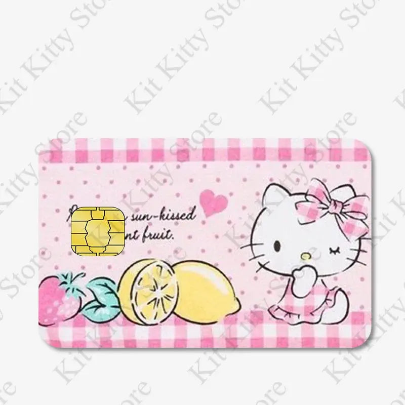 Hello kitty Credit Card/Debit Card Film Sticker Diy Decal for Big Small Chips and Big Chips - Browsglamour