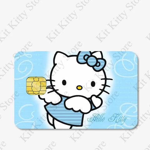 Hello kitty Credit Card/Debit Card Film Sticker Diy Decal for Big Small Chips and Big Chips - Browsglamour