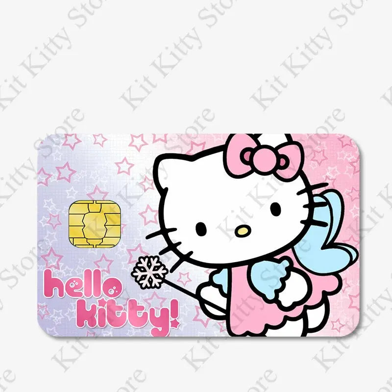 Hello kitty Credit Card/Debit Card Film Sticker Diy Decal for Big Small Chips and Big Chips - Browsglamour