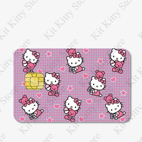 Hello kitty Credit Card/Debit Card Film Sticker Diy Decal for Big Small Chips and Big Chips - Browsglamour