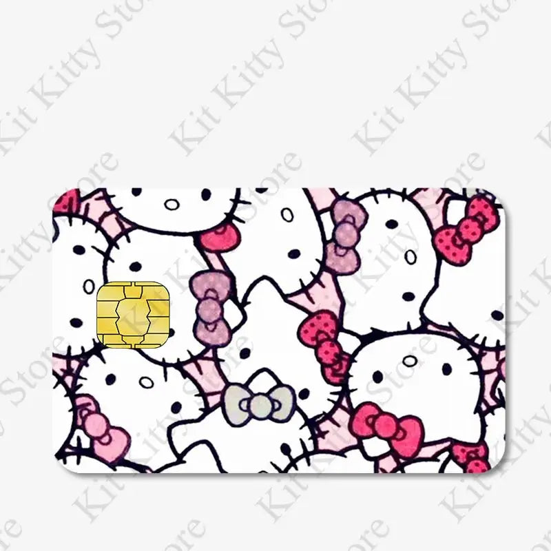 Hello kitty Credit Card/Debit Card Film Sticker Diy Decal for Big Small Chips and Big Chips - Browsglamour