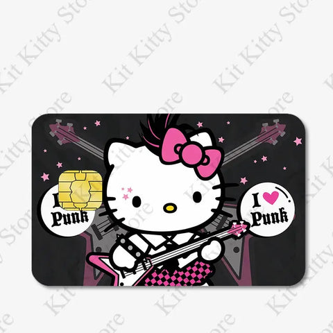 Hello kitty Credit Card/Debit Card Film Sticker Diy Decal for Big Small Chips and Big Chips - Browsglamour