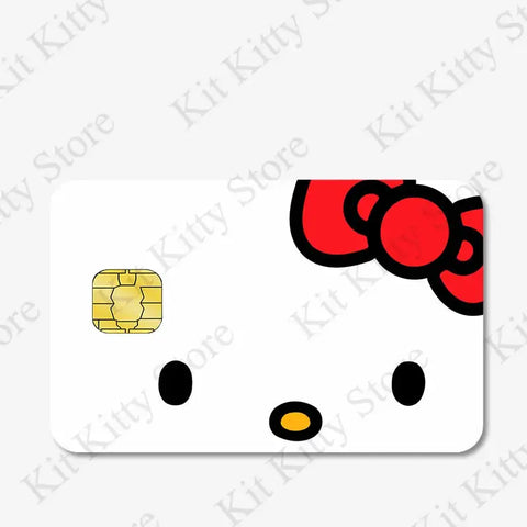 Hello kitty Credit Card/Debit Card Film Sticker Diy Decal for Big Small Chips and Big Chips - Browsglamour