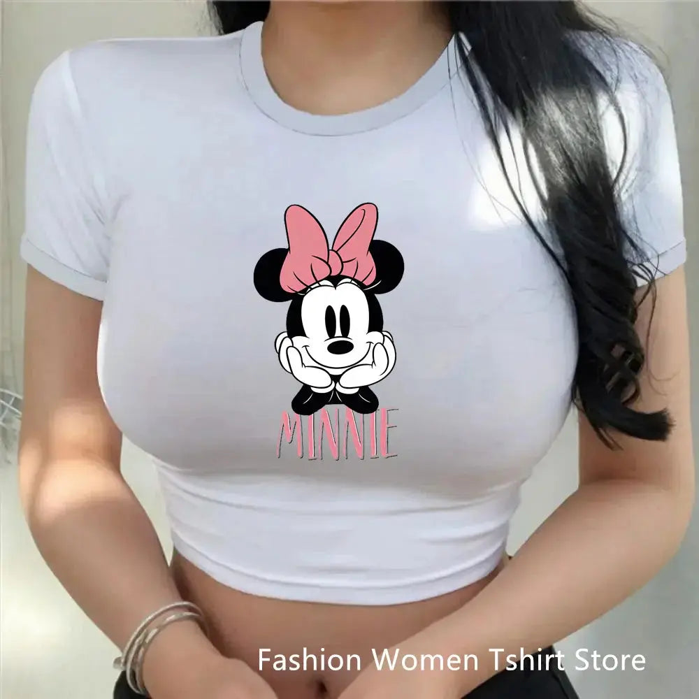 Disney Minnie Mouse Crop Top - Browsglamour