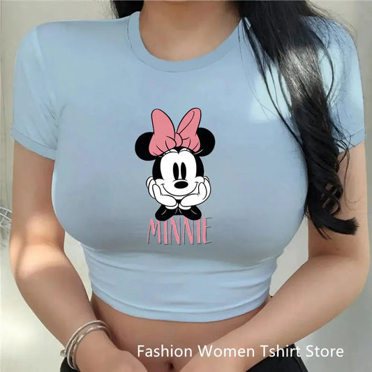 Disney Minnie Mouse Crop Top - Browsglamour