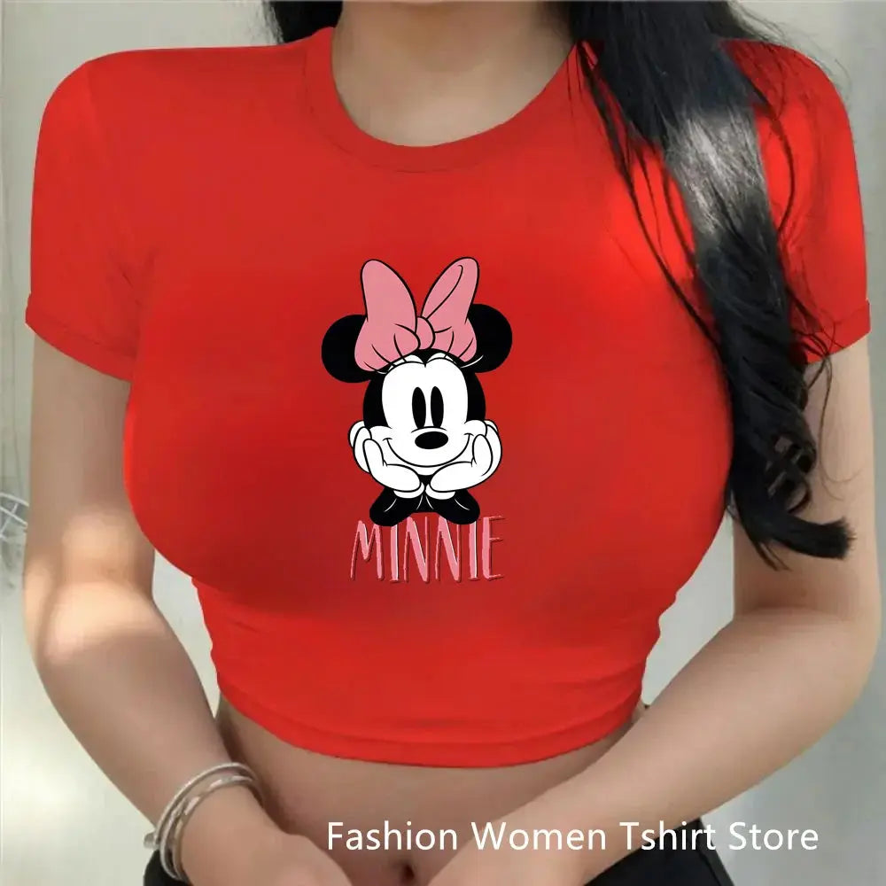 Disney Minnie Mouse Crop Top - Browsglamour