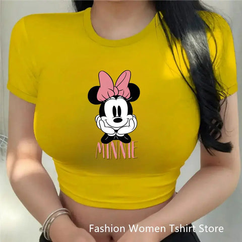 Disney Minnie Mouse Crop Top - Browsglamour