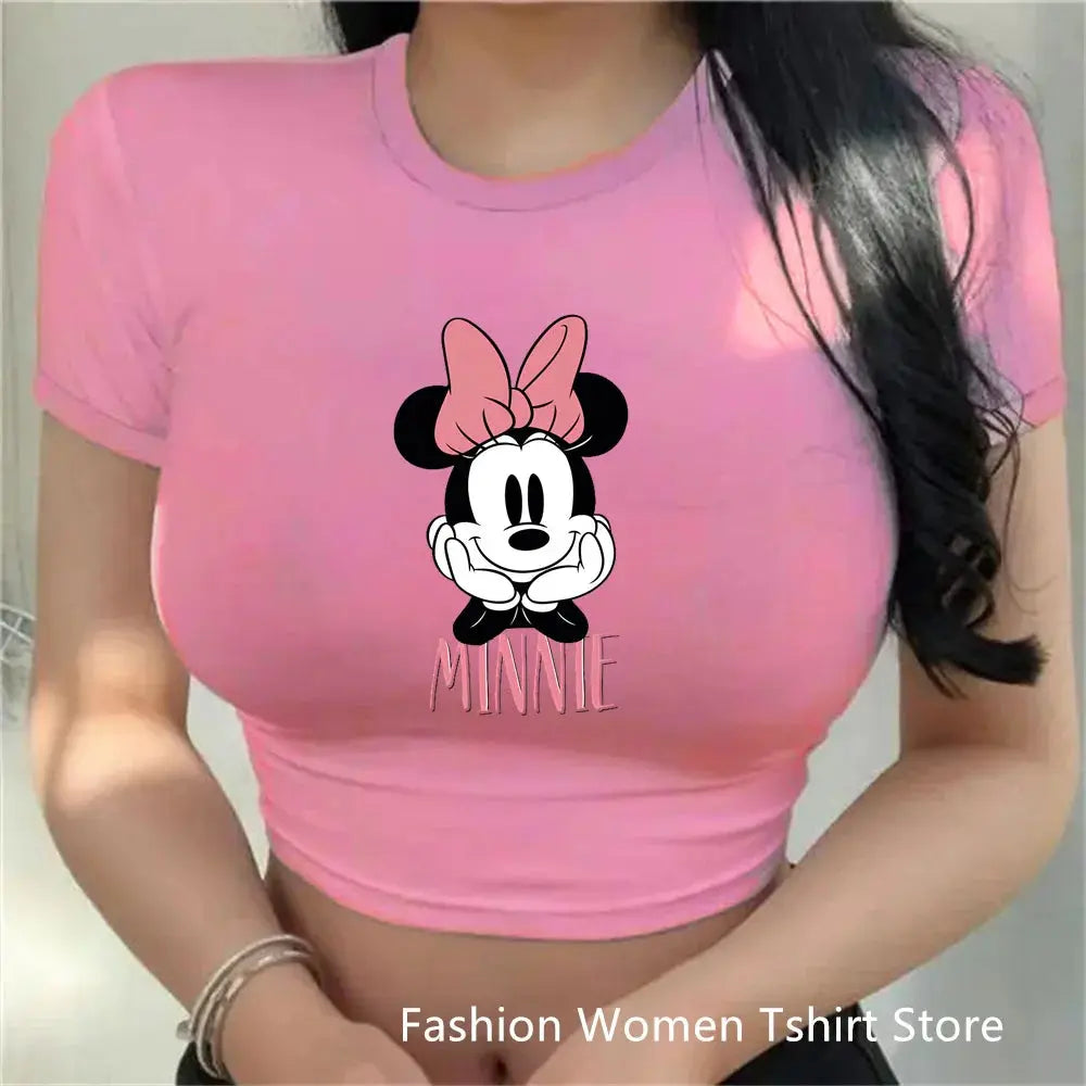 Disney Minnie Mouse Crop Top - Browsglamour