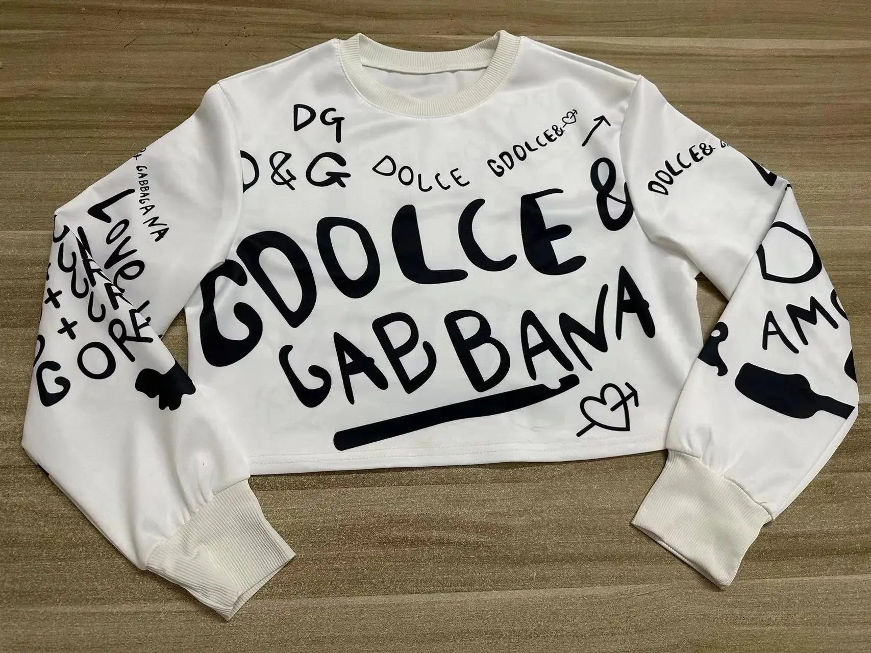 Dolce Gabbana Long Sleeve Crew Shirt - Browsglamour