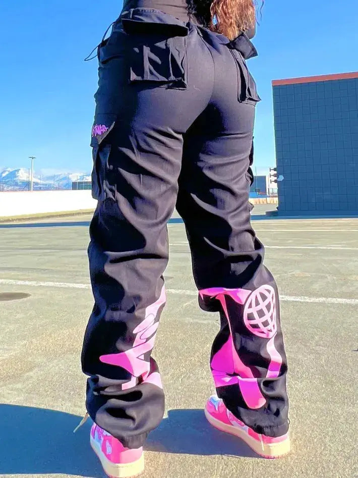 Graffiti Cargo Pants - Browsglamour