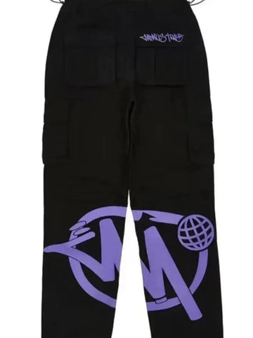 Graffiti Cargo Pants - Browsglamour