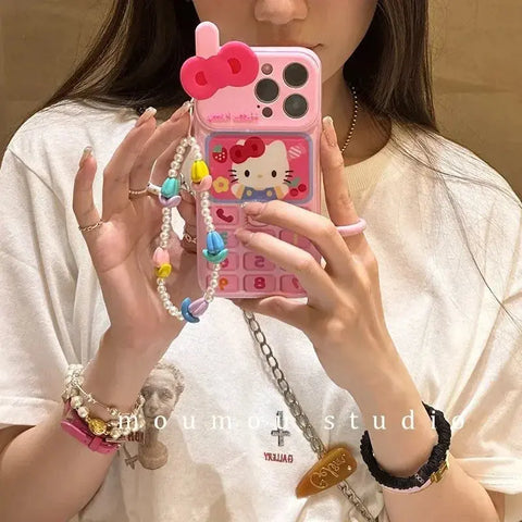 Hello Kitty Phone Cases Cute- Telephone Pink - Browsglamour