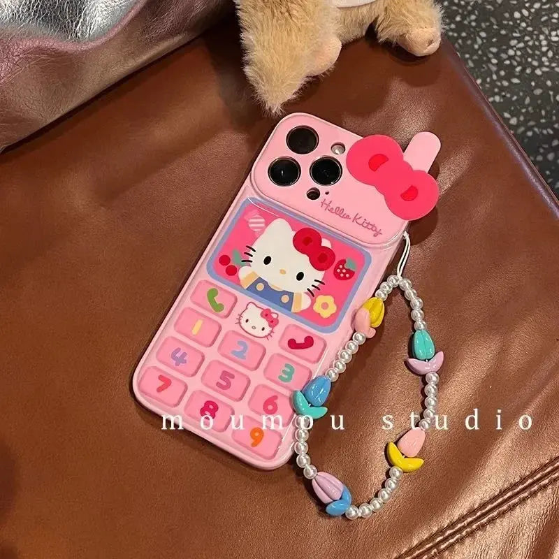 Hello Kitty Phone Cases Cute- Telephone Pink - Browsglamour