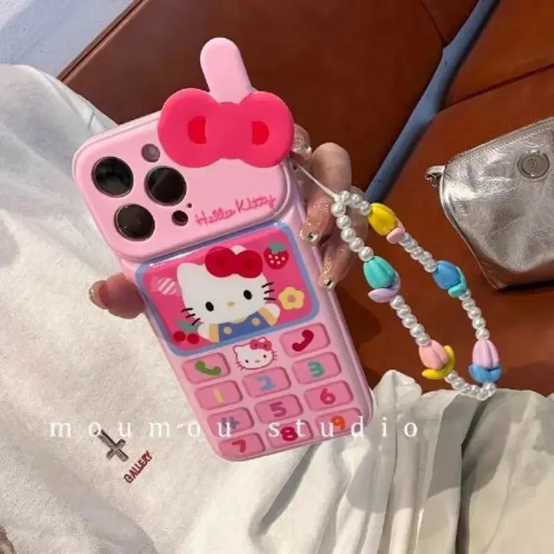 Hello Kitty Phone Cases Cute- Telephone Pink - Browsglamour