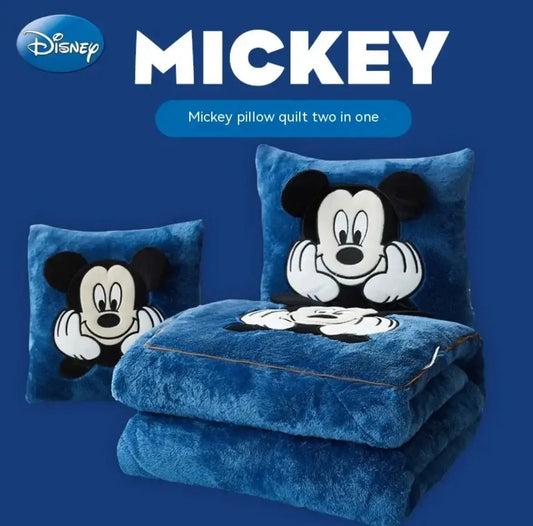 Hello Kitty, Mickey Mouse, and Minnie Mouse Throw Pillow Blankets - Browsglamour