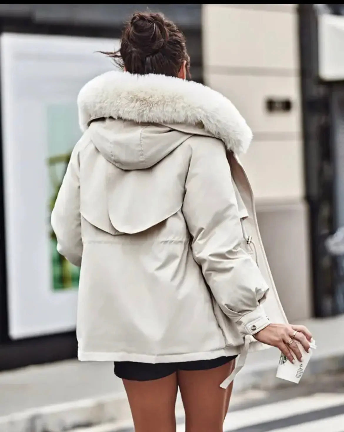 Hooded Cargo Parka Coat - Browsglamour