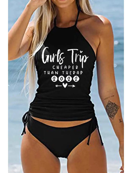 Jack Daniel’s and Way More High Waist Tankini - Browsglamour