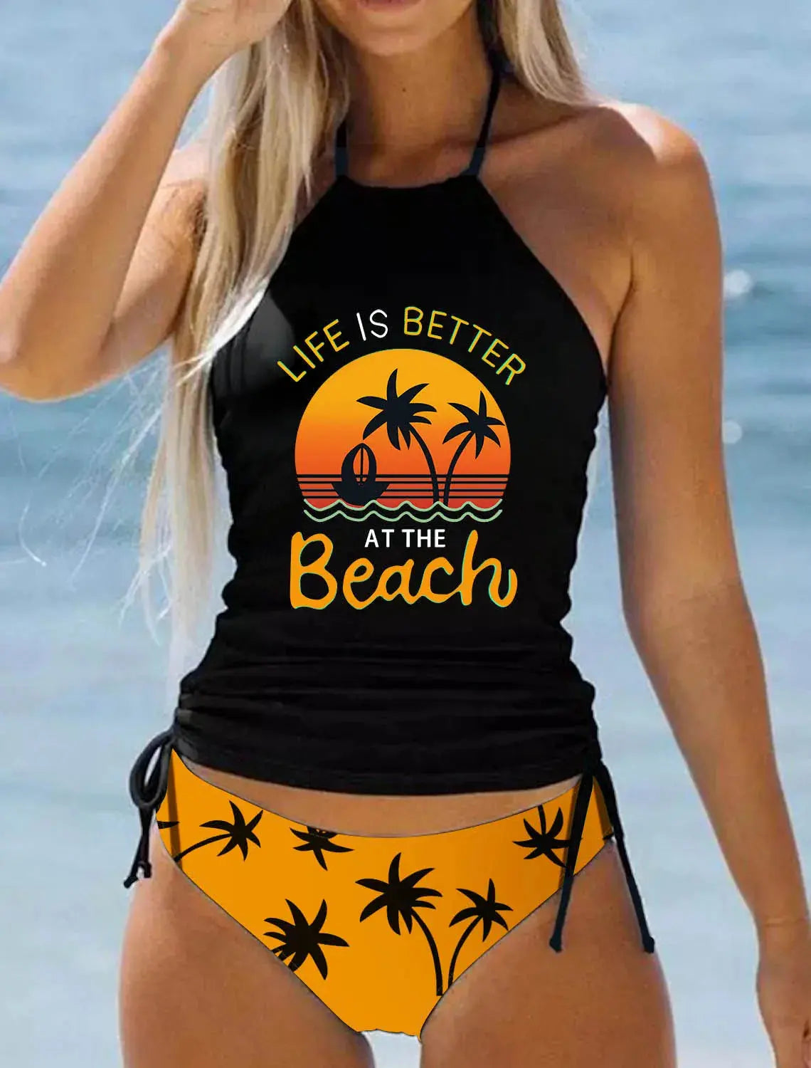 Jack Daniel’s and Way More High Waist Tankini - Browsglamour