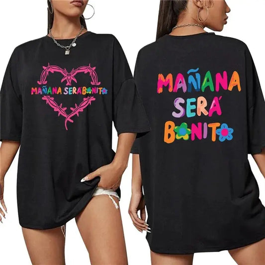 Karol G Bichota O-Neck Cotton Oversized T Shirt - Browsglamour