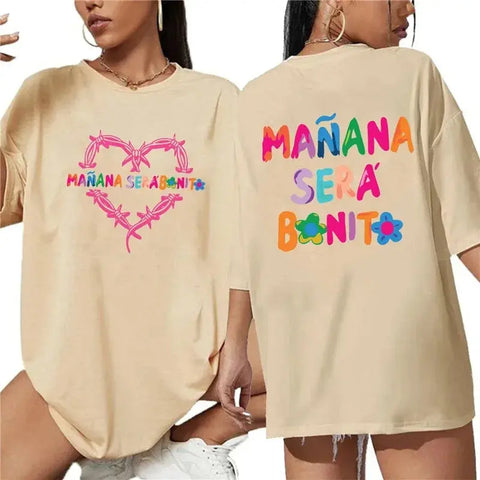 Karol G Bichota O-Neck Cotton Oversized T Shirt - Browsglamour