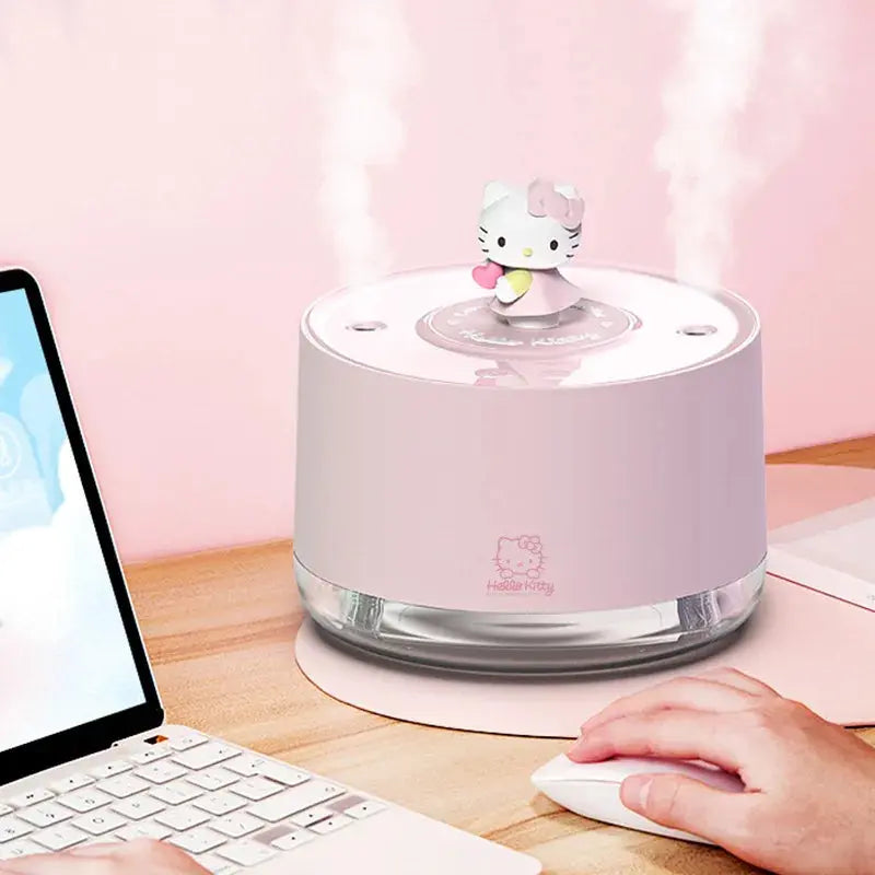 Kawaii Hello kitty Music Box Humidifier - Browsglamour