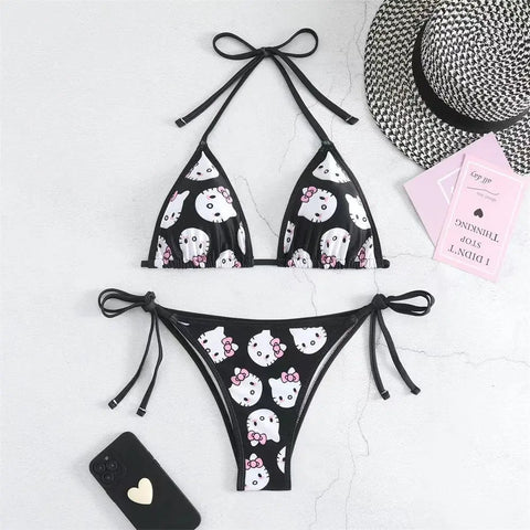 Kawaii Sanrio Hello Kitty Bikini Set - Browsglamour