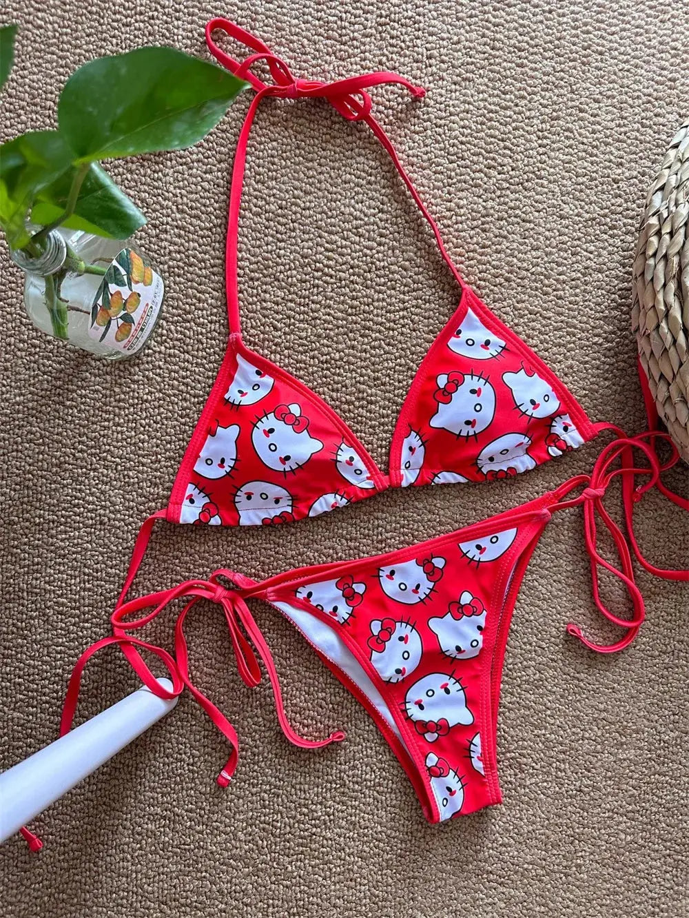 Kawaii Sanrio Hello Kitty Bikini Set - Browsglamour