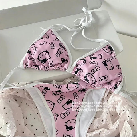 Kawaii Sanrio Hello Kitty Bikini Set - Browsglamour