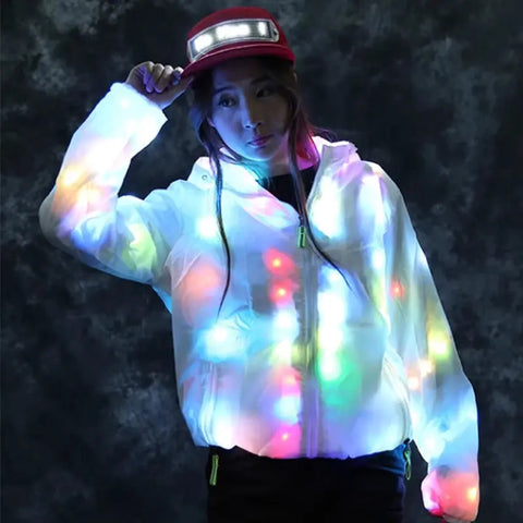 LED Glowing Light Up Jacket and Pants (Sold Separately) - Browsglamour