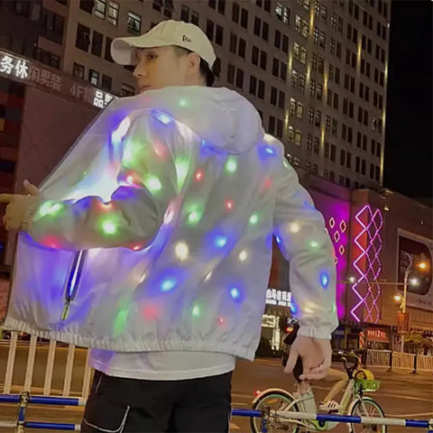 LED Glowing Light Up Jacket and Pants (Sold Separately) - Browsglamour