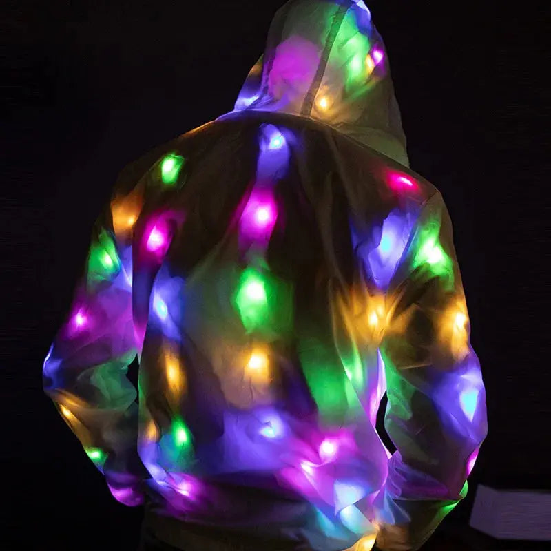 LED Glowing Light Up Jacket and Pants (Sold Separately) - Browsglamour