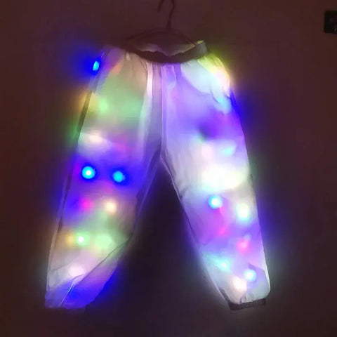 LED Glowing Light Up Jacket and Pants (Sold Separately) - Browsglamour