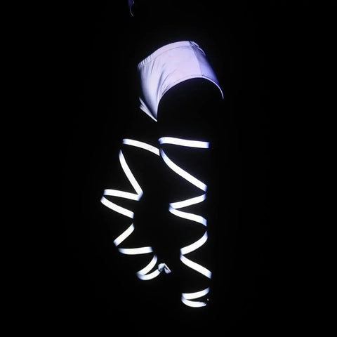 Reflective Leg Wrap Rave Cross Bandage - Browsglamour