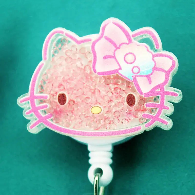 Sanrio Characters 360 Rotate Retractable Badge Reel - Browsglamour