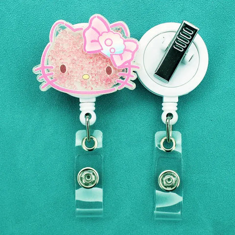 Sanrio Characters 360 Rotate Retractable Badge Reel - Browsglamour