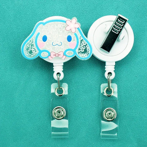 Sanrio Characters 360 Rotate Retractable Badge Reel - Browsglamour