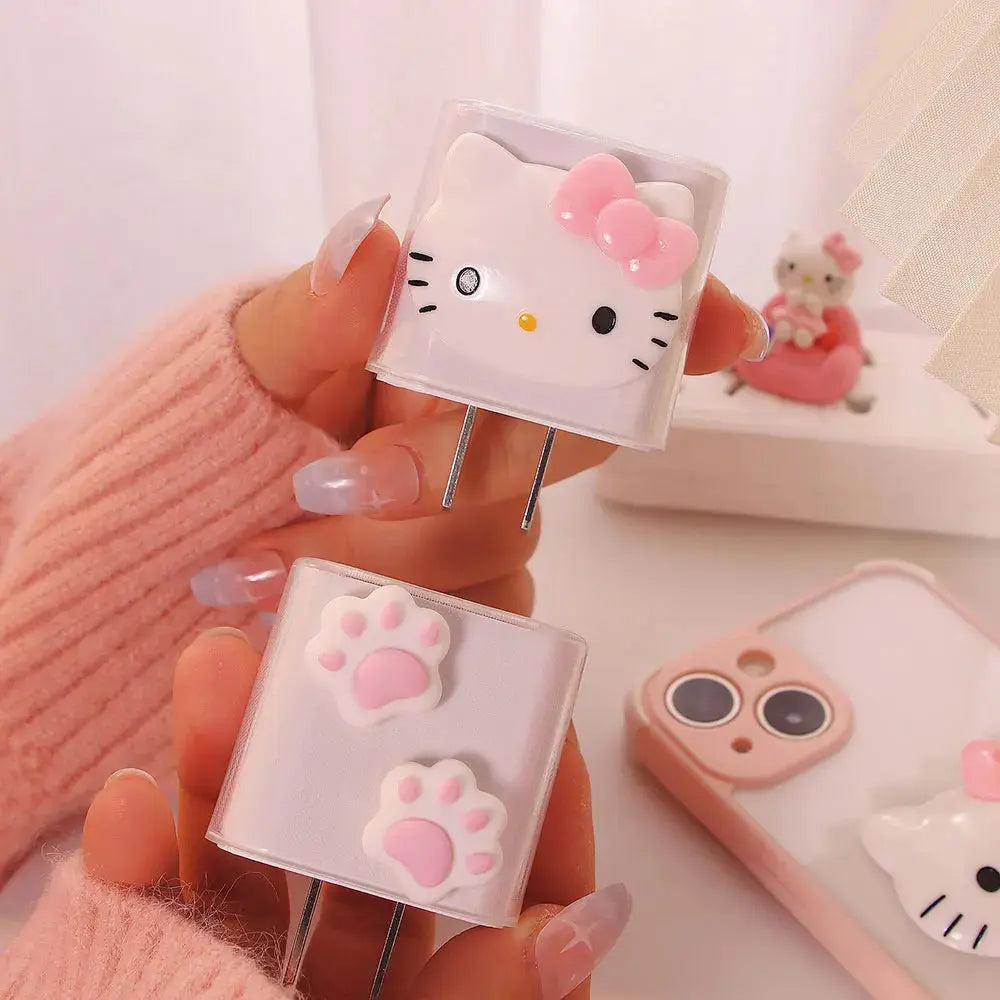 Sanrio Hello Kitty 20W iPhone Charger Cable Protective Sleeve - Browsglamour